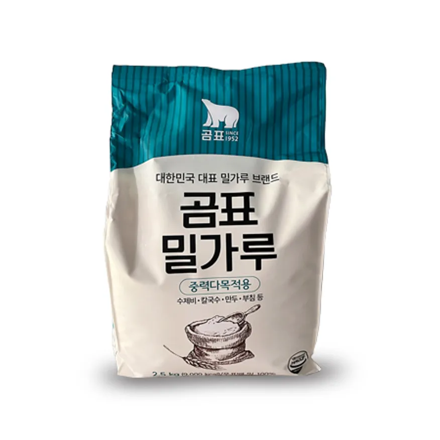 곰표 중력다목적용 밀가루 2.5kg / 수제비,만두,칼국수,부침용 중력밀가루 이미지