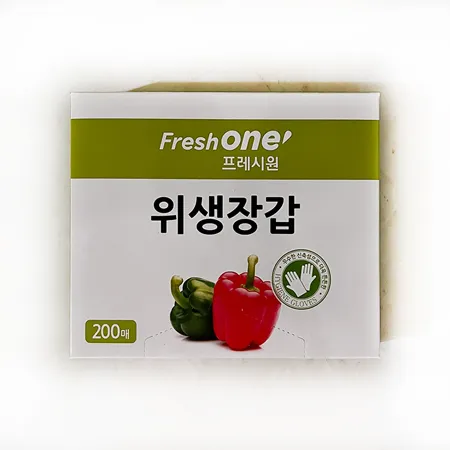 프레시원 위생장갑(200매) / 일회용 비닐장갑 이미지