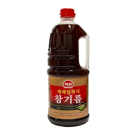 사조해표 재래식 압착참기름1.8L  이미지