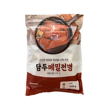 담두 메밀전병1.2kg / 냉동 메밀전병  이미지