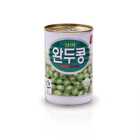 삼아 완두콩400g / 콩 통조림 완두 샐러드 볶음 완두콩캔  이미지
