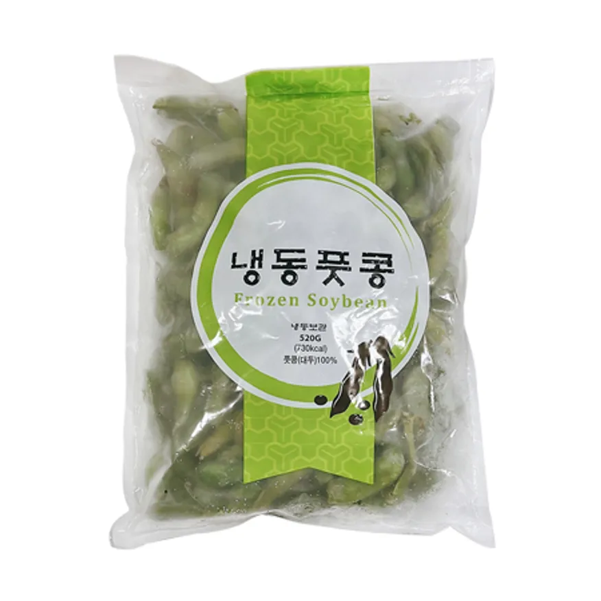 이엔푸드 냉동풋콩520g / 자숙냉동풋콩,냉동보관 이미지
