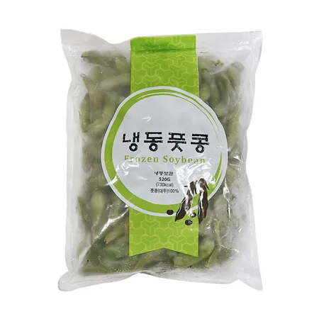 이엔푸드 냉동풋콩520g / 자숙냉동풋콩,냉동보관