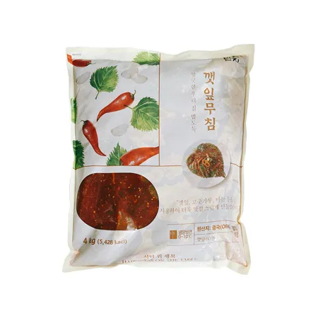 반찬단지 깻잎무침4kg / 양념깻잎 절임반찬류 