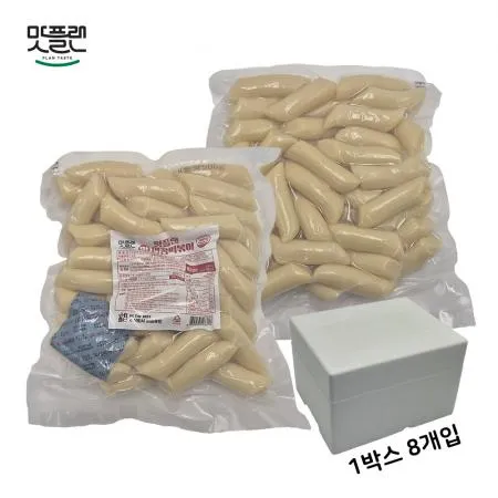 [밀키트용] 맛플랜 비비푸드 밀떡 진공 떡볶이떡 (중) 500g X 8개