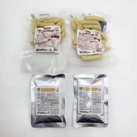 맛플랜 비비푸드 까르보나라 떡볶이 밀키트 우동떡 2인분 이미지