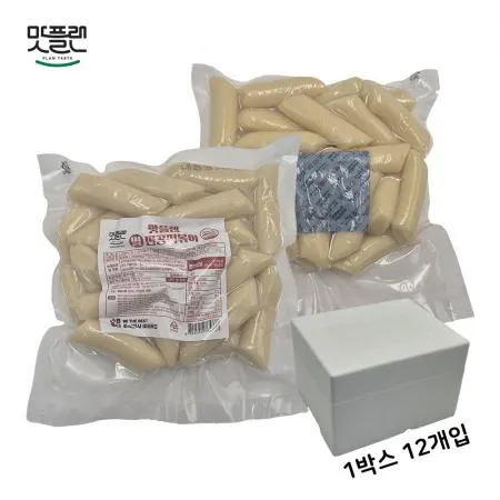[밀키트용] 맛플랜 비비푸드 밀떡 진공 떡볶이떡 (중) 320g X 12개