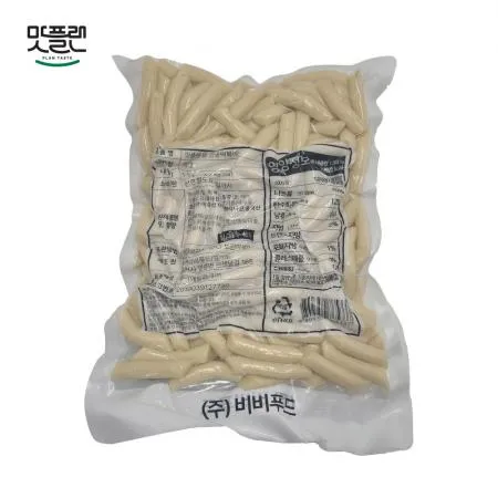 [낱개] 맛플랜 비비푸드 밀떡 진공 떡볶이떡 (소) 1.5kg 이미지