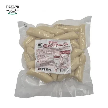 [밀키트용] 맛플랜 비비푸드 밀떡 진공 떡볶이떡 (중) 320g X 12개 이미지