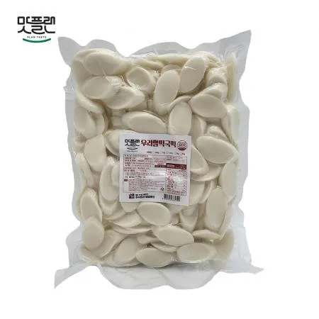 [낱개] 맛플랜 비비푸드 쌀떡 국내 떡국 떡 1kg