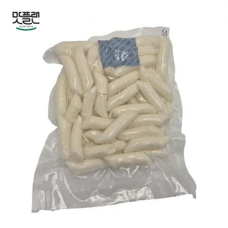 [밀키트용] 맛플랜 비비푸드 쌀떡 진공 떡볶이떡 (중) 500g X 8개 이미지