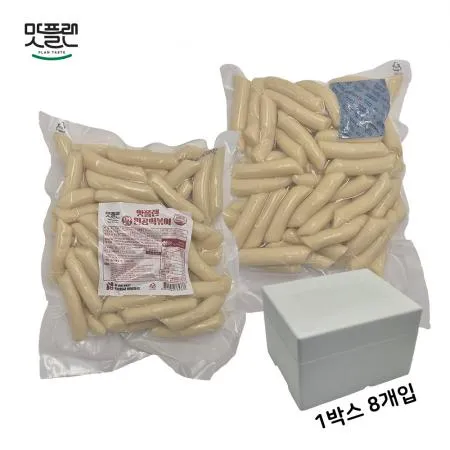 [밀키트용] 맛플랜 비비푸드 밀떡 진공 떡볶이떡 (소) 500g X 8개