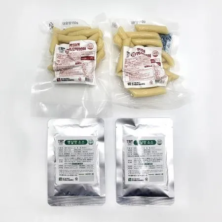 맛플랜 비비푸드 옛날 떡볶이 밀키트 기본구성(밀떡) 2인분 이미지