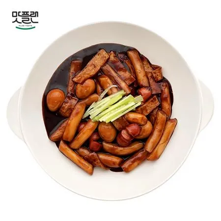 맛플랜 비비푸드 짜장 떡볶이 밀키트 우동떡 2인분