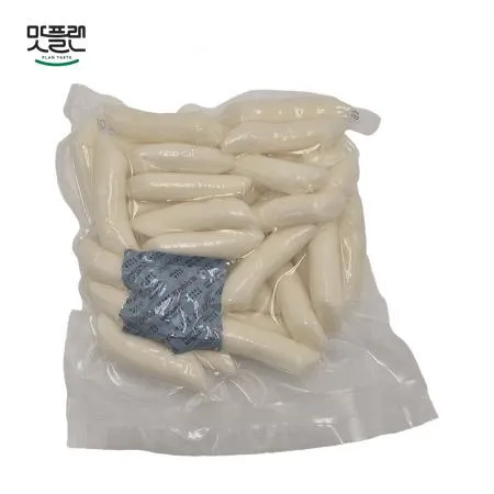 [밀키트용] 맛플랜 비비푸드 쌀떡 진공 떡볶이떡 (중) 320g X 12개 이미지