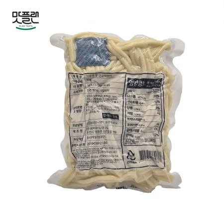 [낱개] 맛플랜 비비푸드 밀떡 진공 떡볶이떡 (우동) 1.5kg 이미지