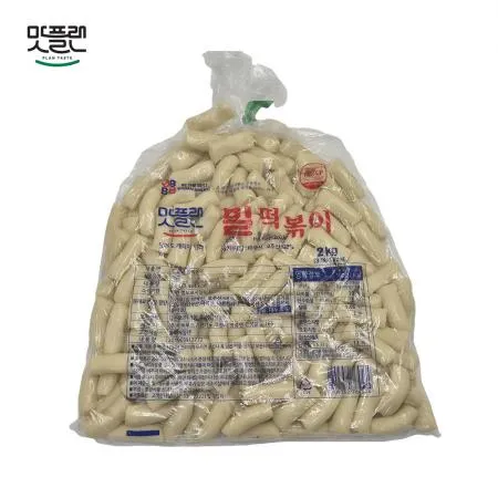 [낱개] 맛플랜 비비푸드 밀떡 당일 떡볶이떡 (5cm 대) 2kg