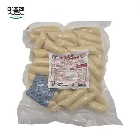 [밀키트용] 맛플랜 비비푸드 밀떡 진공 떡볶이떡 (중) 500g X 8개 이미지