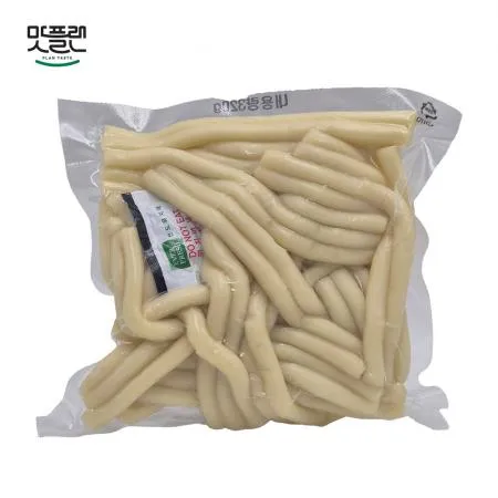 [밀키트용] 맛플랜 비비푸드 밀떡 진공 떡볶이떡 (우동) 320g X 12개 이미지