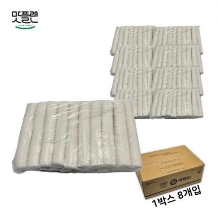 [박스] 맛플랜 비비푸드 쌀떡 당일 떡볶이떡 (가래떡) 2kg X 8개
