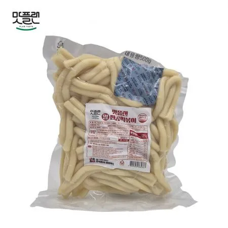 [밀키트용] 맛플랜 비비푸드 밀떡 진공 떡볶이떡 (우동) 500g X 8개 이미지
