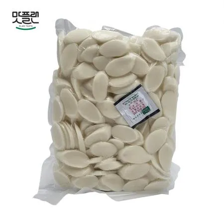 [낱개] 맛플랜 비비푸드 쌀떡 국내 떡국 떡 1kg 이미지