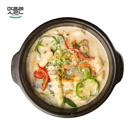맛플랜 비비푸드 까르보나라 떡볶이 밀키트 우동떡 2인분