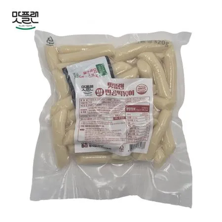 [밀키트용] 맛플랜 비비푸드 밀떡 진공 떡볶이떡 (소) 320g X 12개 이미지