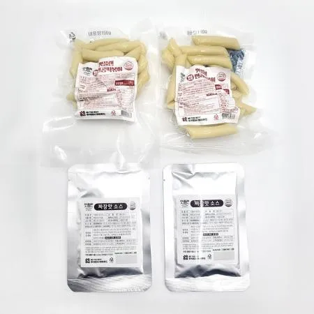 맛플랜 비비푸드 짜장 떡볶이 밀키트 기본구성(밀떡) 2인분 이미지