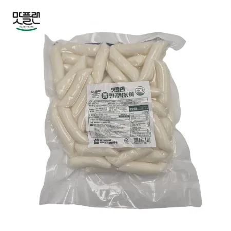 [밀키트용] 맛플랜 비비푸드 쌀떡 진공 떡볶이떡 (중) 500g X 8개 이미지