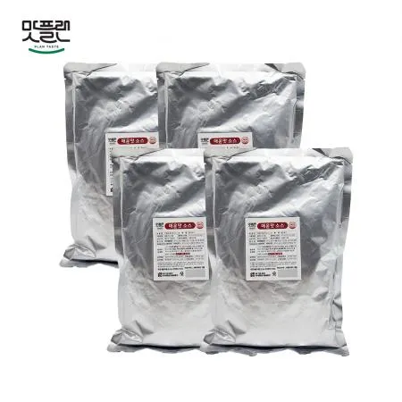 [박스] 맛플랜 비비푸드 떡볶이 매운맛 소스 800g X 4개