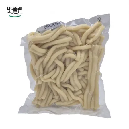 [밀키트용] 맛플랜 비비푸드 밀떡 진공 떡볶이떡 (우동) 500g X 8개 이미지