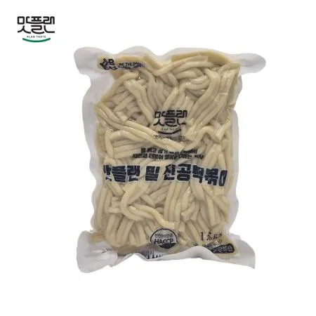[낱개] 맛플랜 비비푸드 밀떡 진공 떡볶이떡 (우동) 1.5kg