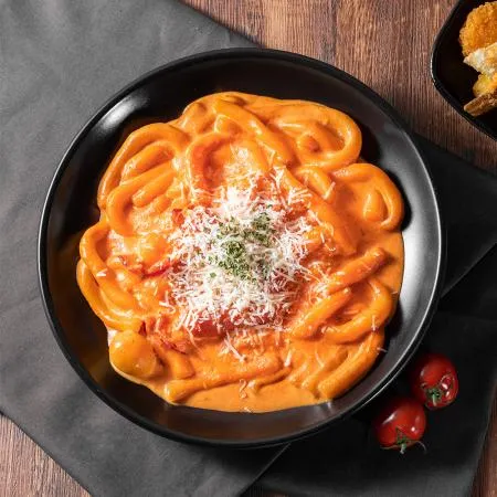 맛플랜 비비푸드 베네치아 로제 떡볶이 밀키트 기본구성(밀떡) 2인분 이미지