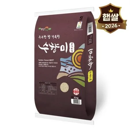 2026년 골드퀸3호 수향미 10kg 단일품종 쌀