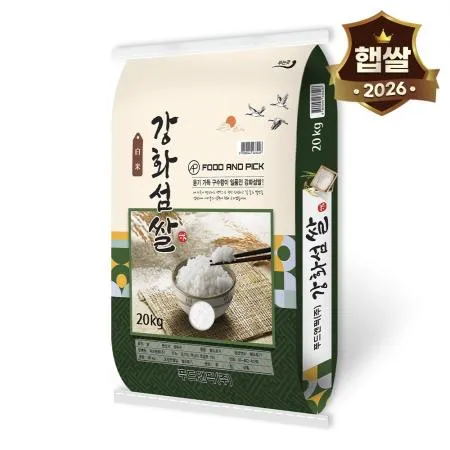 26년 강화섬쌀 20kg 강화쌀