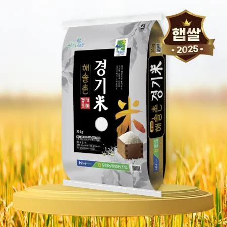 햇쌀농산 2025 해솔촌 경기미 20kg 포천농협 포천쌀