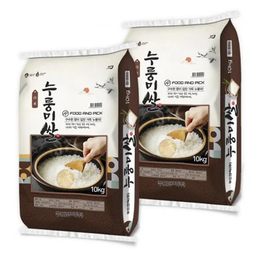 푸드앤픽 누룽미쌀 20kg(10kg 2개) 특등급 백미 향미 이미지