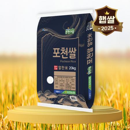 햇쌀농산 2025 해솔촌 경기미 20kg 포천농협 포천쌀