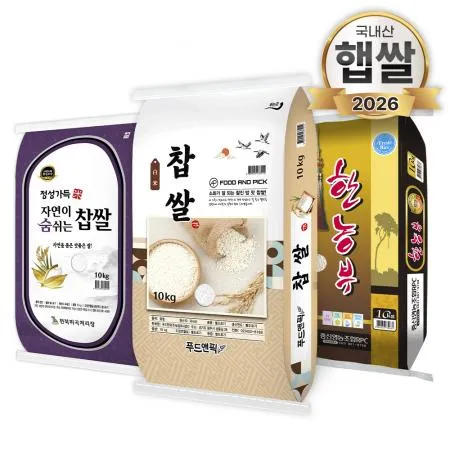 26년 국산 찹쌀 국내산 찰벼 10kg