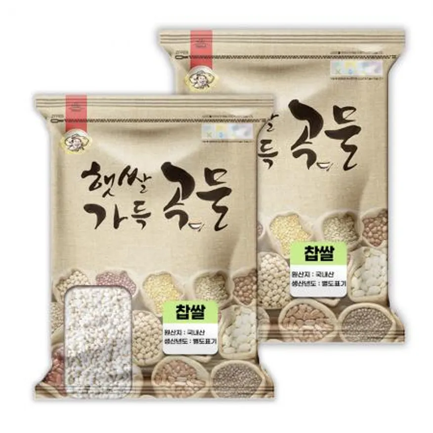 햇쌀농산 2025년 햅쌀 국산 맛있는 찹쌀 10kg(5kg+5kg) 대용량 이미지