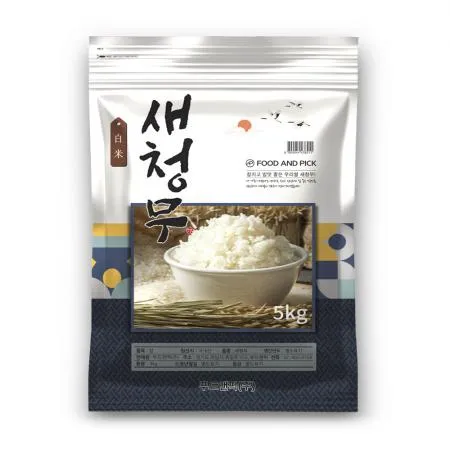 25년 새청무쌀 5kg 새청무 단일품종 소포장 지퍼백