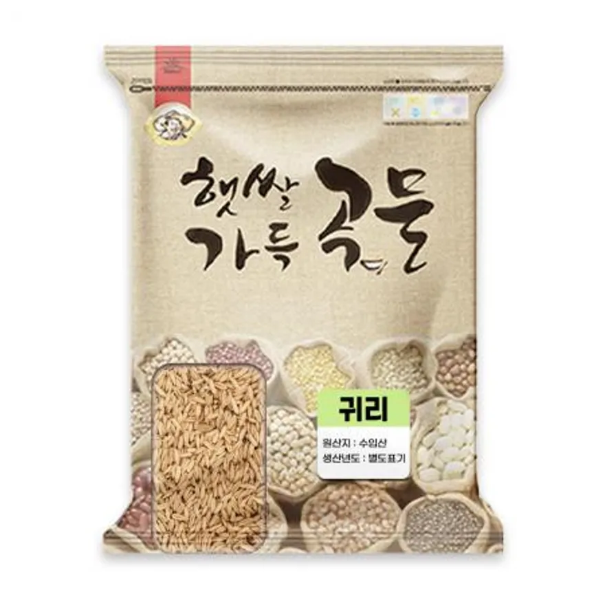 25년 수입 귀리쌀 귀리 5kg 오트 밀 슈퍼푸드 지퍼백 포장 이미지
