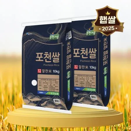 햇쌀농산 2025 해솔촌 경기미 20kg(10kg 2개) 포천농협 포천쌀