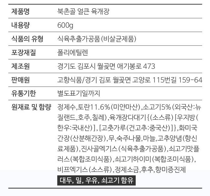 상품정보제공고시