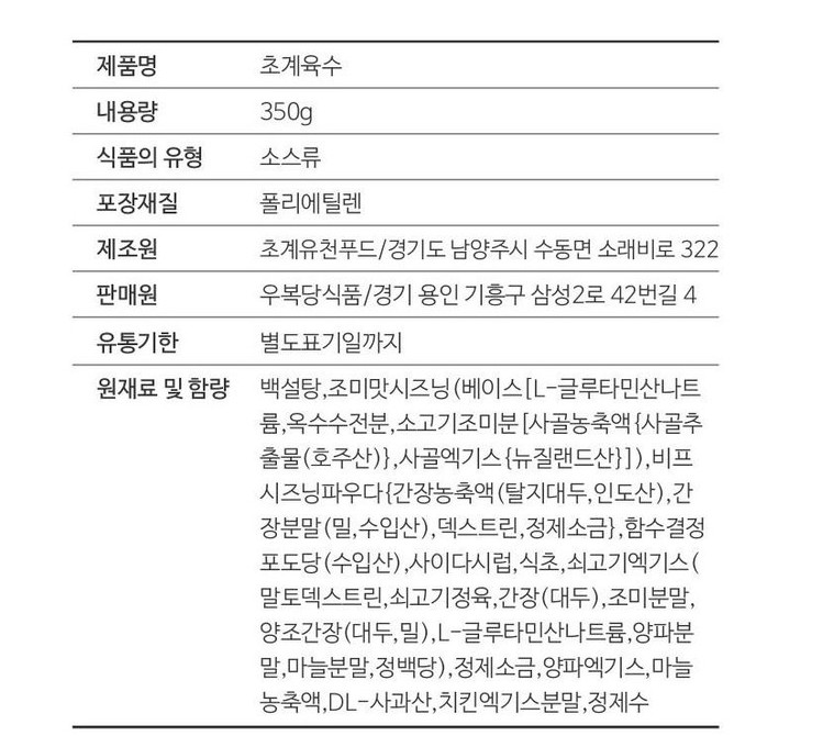 상품정보제공고시