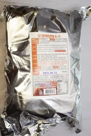 미미 오징어덮밥 소스 2.3kg (230g x 10개 / 10인분) 국내산 오징어 이미지
