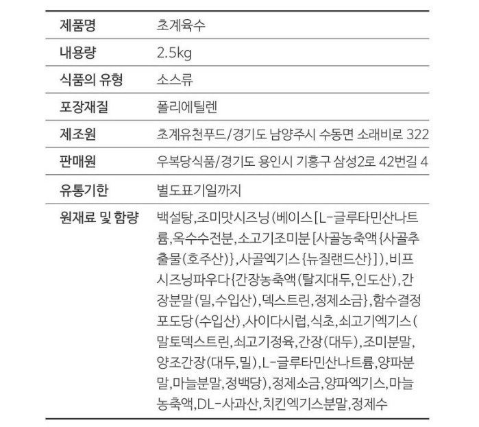 상품정보제공고시
