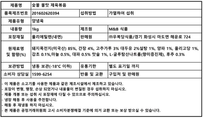 상품정보제공고시