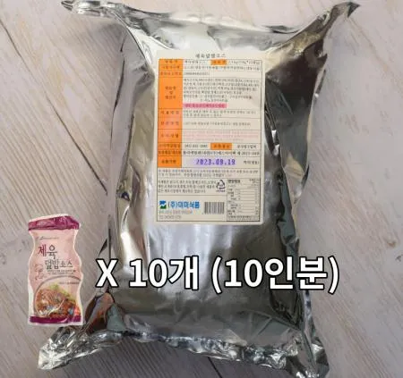 미미식품 제육덮밥소스 2.3kg (230gx10) 10인분 이미지